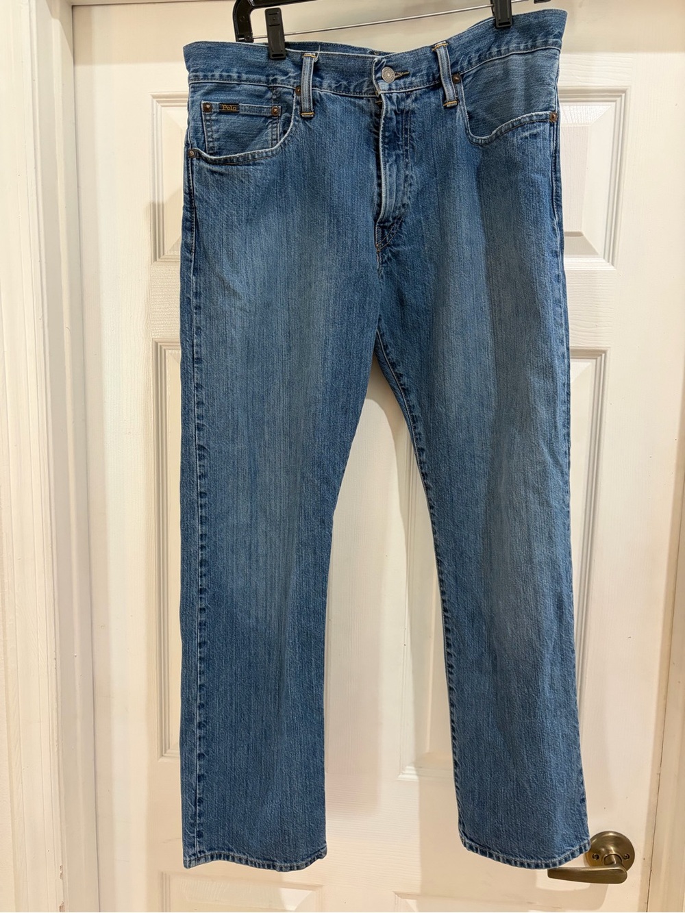 Ralph Lauren Mid-Blue Straight-Leg Jeans